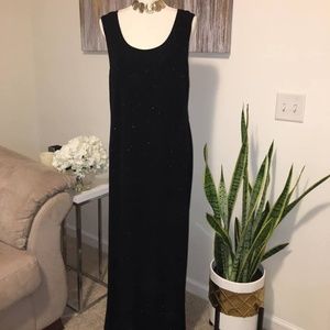 Onyx nite long black dress size 18W with blazer